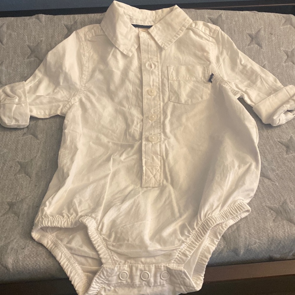 Adorable button down onesie